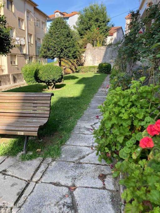 Apartamento Piso Centrico Con Garaje Privado Gratis Santander Exterior foto