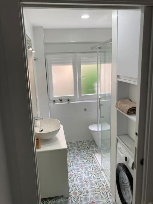 Apartamento Piso Centrico Con Garaje Privado Gratis Santander Exterior foto